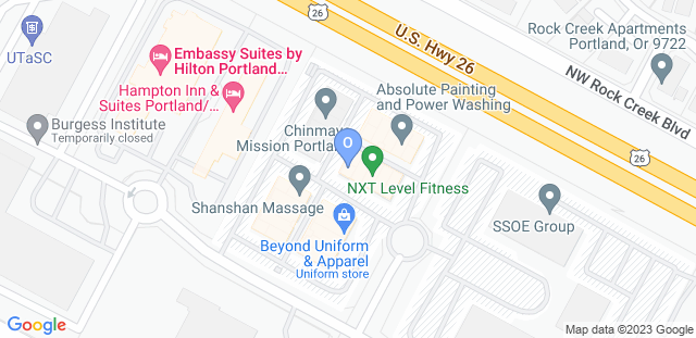 Map to Oregon Jiu Jitsu Lab
